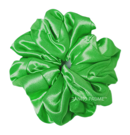 "Green Apple" Ultra Gentle Anti-Breakage Premium Satin Hair Scrunchie