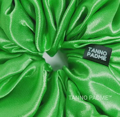 "Green Apple" Ultra Gentle Anti-Breakage Premium Satin Hair Scrunchie