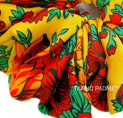 "Honeycomb" Ultra Gentle Anti-Breakage Premium Satin Hair Scrunchie