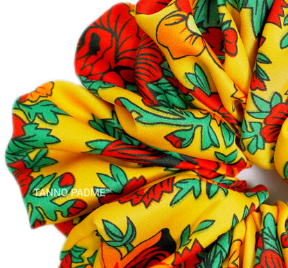 "Honeycomb" Ultra Gentle Anti-Breakage Premium Satin Hair Scrunchie
