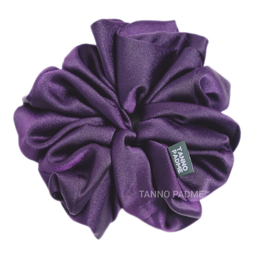 BERRY BURST - HAIR SCRUNCHIE HIGH QUALITY SUPER SOFT PREMIUM SATIN (LARGE)