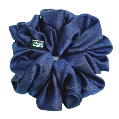 "Raspberry Blue" Ultra Gentle Anti-Breakage Premium Satin Hair Scrunchie