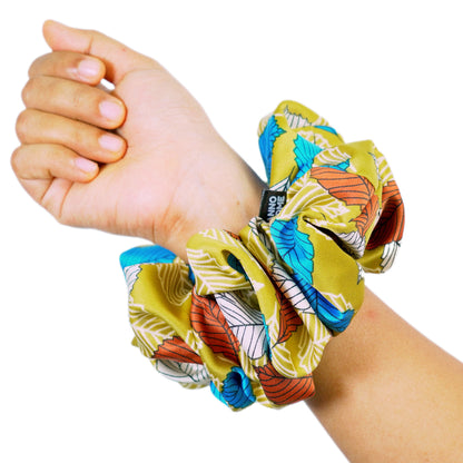 "Autumn Gold" Ultra Gentle Anti-Breakage Premium Satin Hair Scrunchie