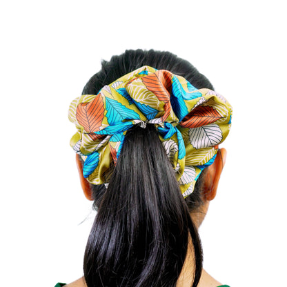 "Autumn Gold" Ultra Gentle Anti-Breakage Premium Satin Hair Scrunchie