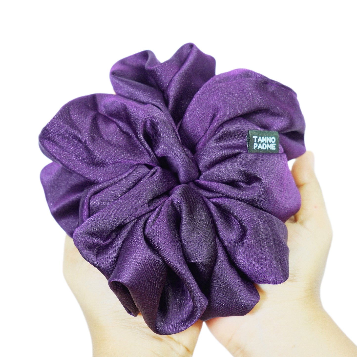 BERRY BURST - HAIR SCRUNCHIE HIGH QUALITY SUPER SOFT PREMIUM SATIN (LARGE)