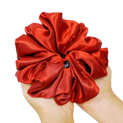 "Bronze Shimmer" Ultra Gentle Anti-Breakage Premium Satin Hair Scrunchie