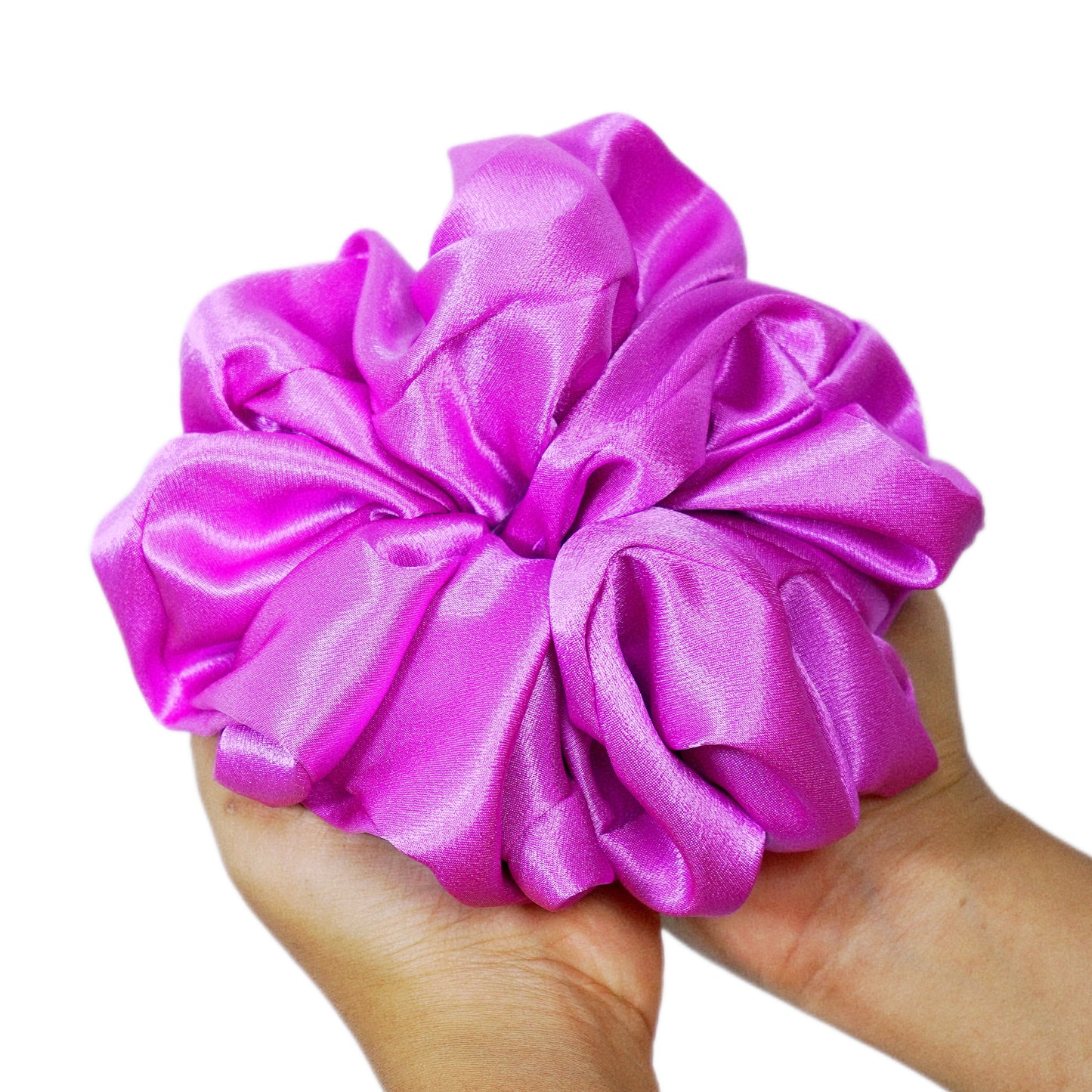 ISABELLA - HAIR SCRUNCHIE HIGH QUALITY SUPER SOFT PREMIUM SATIN (LARGE)