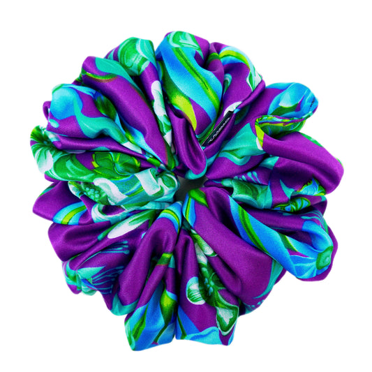 LUNA - HAIR SCRUNCHIE HIGH QUALITY SUPER SOFT PREMIUM SATIN (LARGE)