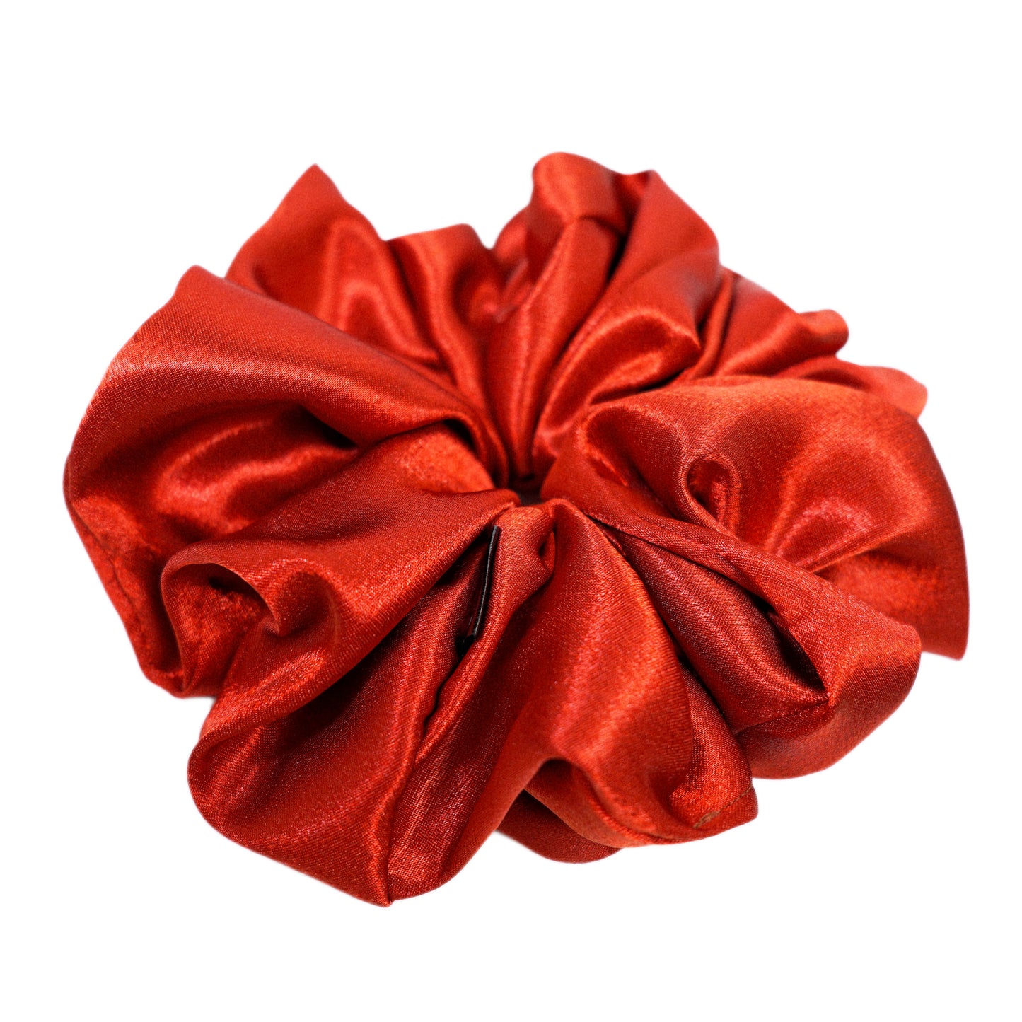 BRONZE SHIMMER - HAIR SCRUNCHIE HIGH QUALITY SUPER SOFT PREMIUM SATIN (LARGE)