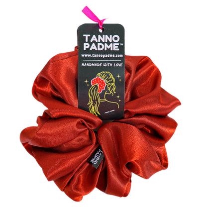 "Bronze Shimmer" Ultra Gentle Anti-Breakage Premium Satin Hair Scrunchie