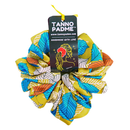 "Autumn Gold" Ultra Gentle Anti-Breakage Premium Satin Hair Scrunchie