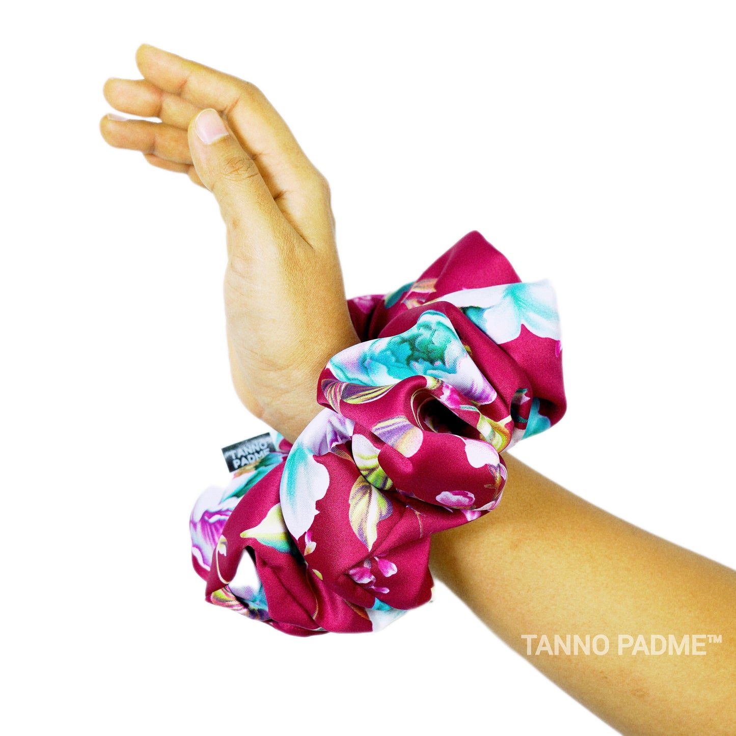 LILY - HAIR SCRUNCHIE HIGH QUALITY SUPER SOFT PREMIUM SATIN (LARGE)