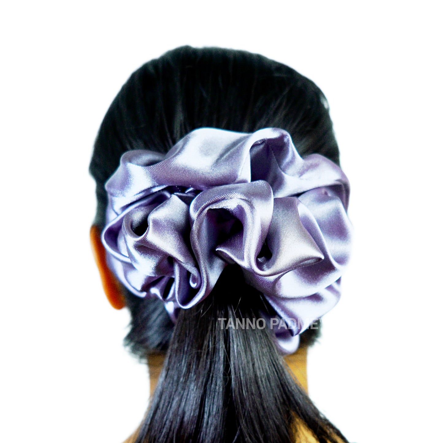 ELEGANCE - HAIR SCRUNCHIE HIGH QUALITY SUPER SOFT PREMIUM SATIN (LARGE)