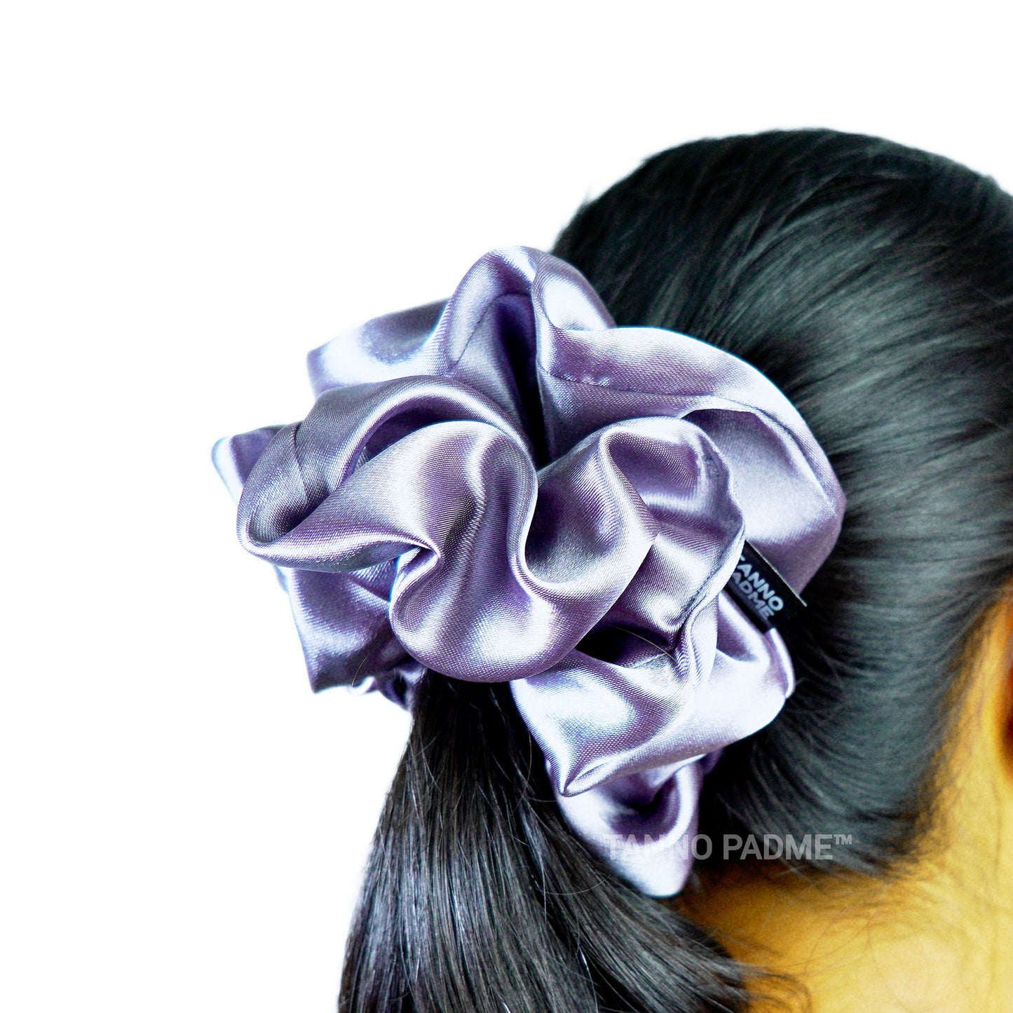 ELEGANCE - HAIR SCRUNCHIE HIGH QUALITY SUPER SOFT PREMIUM SATIN (LARGE)