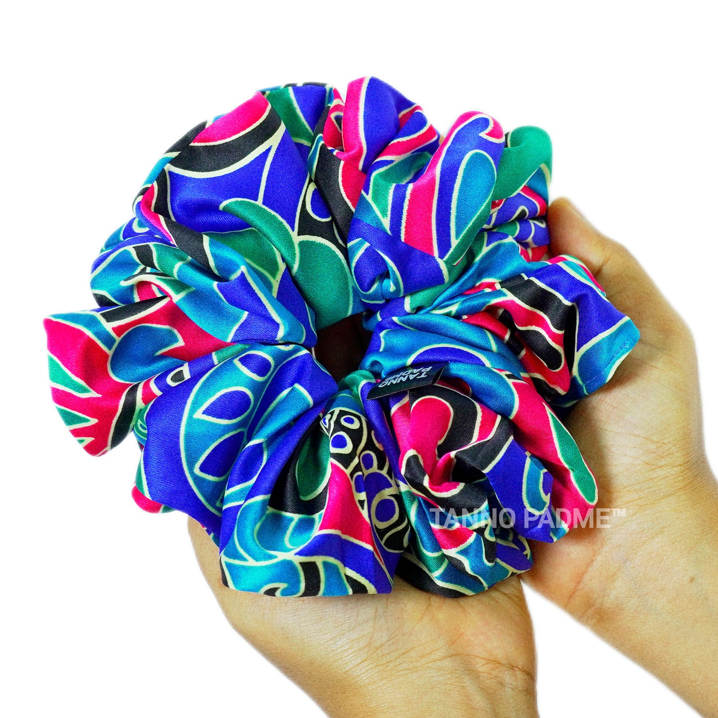 UNIQUE - HAIR SCRUNCHIE HIGH QUALITY SUPER SOFT PREMIUM SATIN (LARGE)