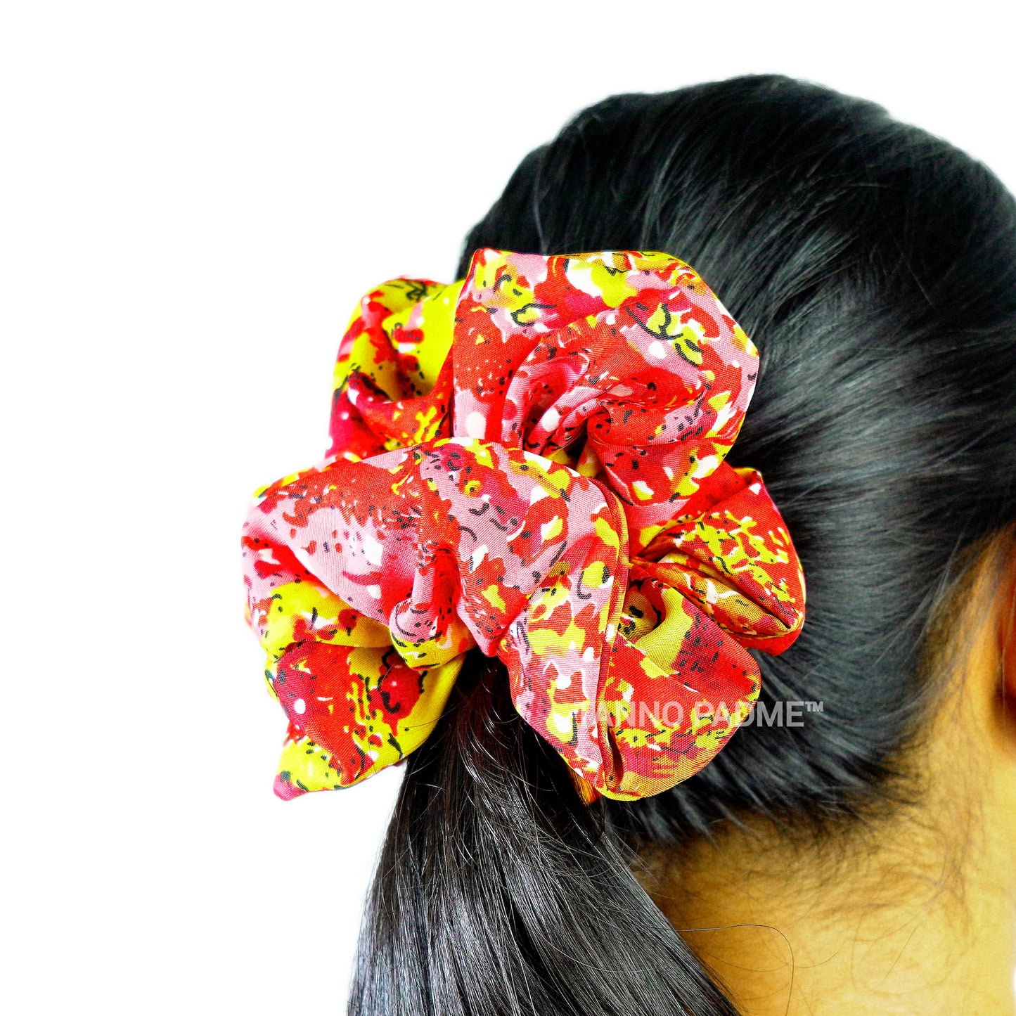 CURIOUS - HAIR SCRUNCHIE HIGH QUALITY SUPER SOFT PREMIUM SATIN (LARGE)