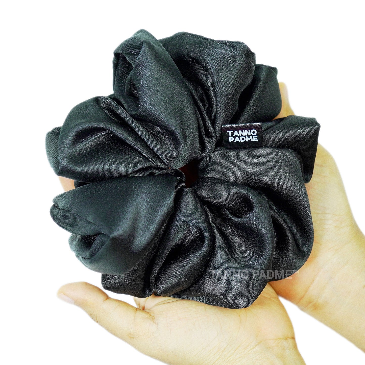 BEAUTY - HAIR SCRUNCHIE HIGH QUALITY SUPER SOFT PREMIUM SATIN (LARGE)