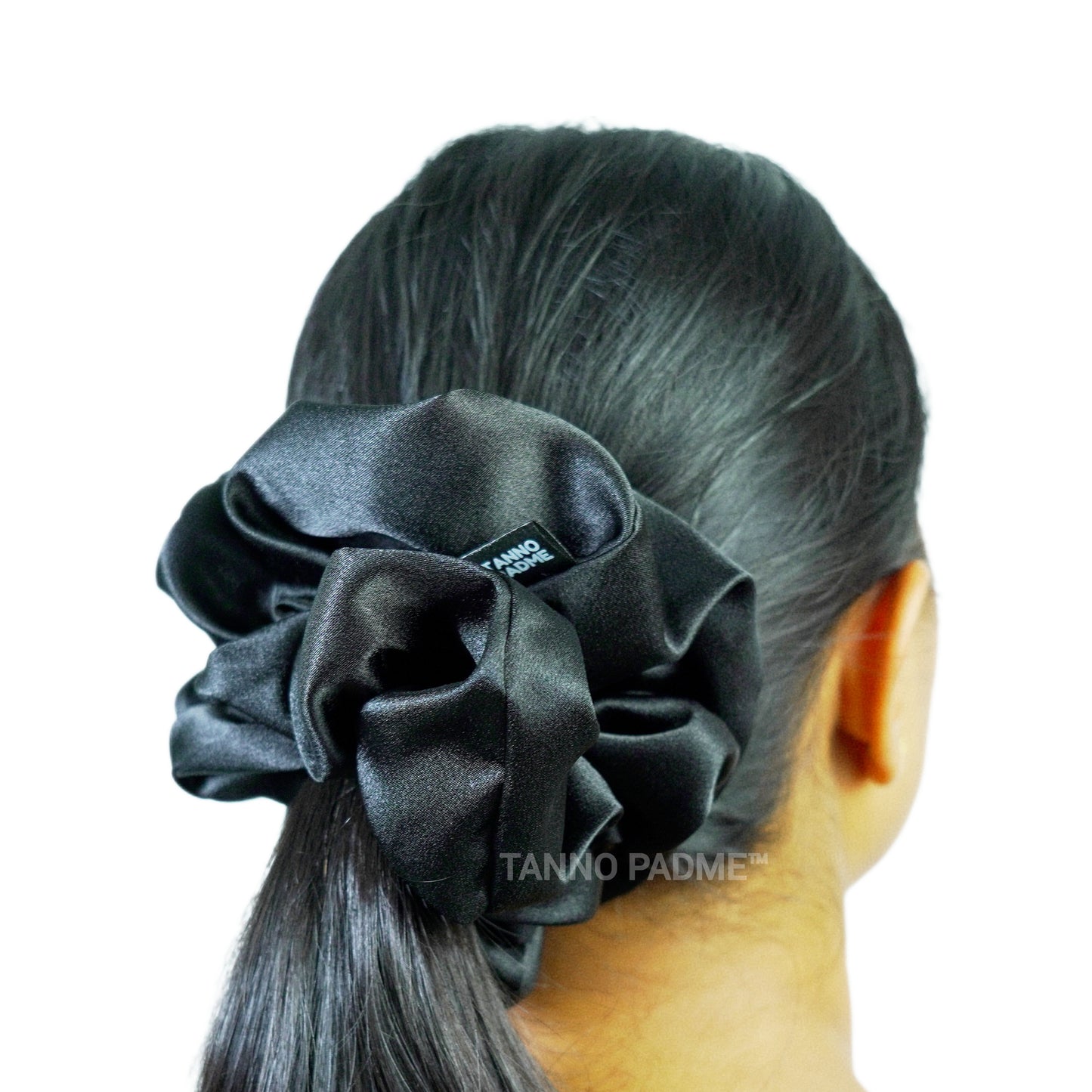 BEAUTY - HAIR SCRUNCHIE HIGH QUALITY SUPER SOFT PREMIUM SATIN (LARGE)