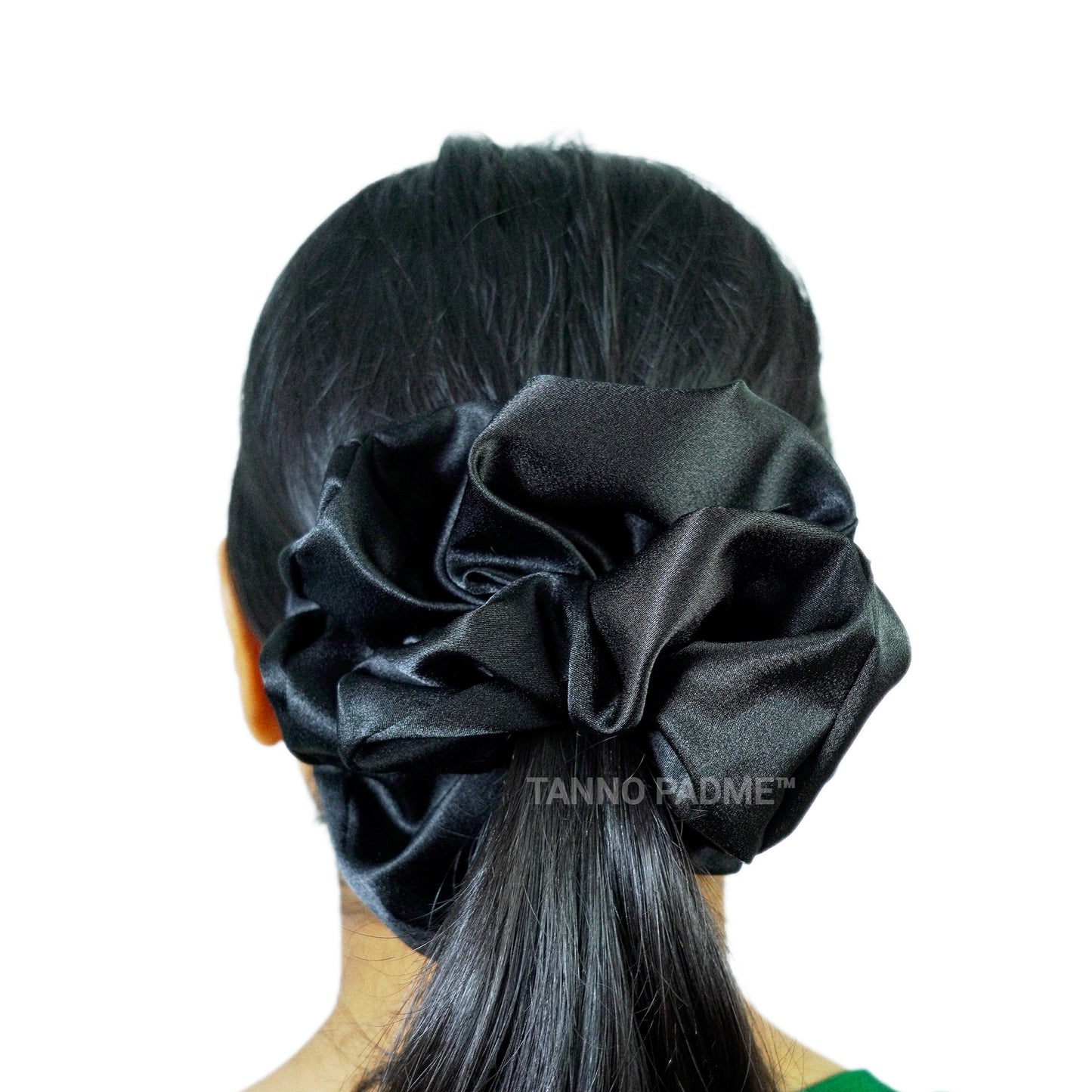 BEAUTY - HAIR SCRUNCHIE HIGH QUALITY SUPER SOFT PREMIUM SATIN (LARGE)