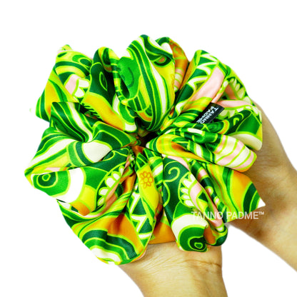 "Tinkerbell" Ultra Gentle Anti-Breakage Premium Satin Hair Scrunchie