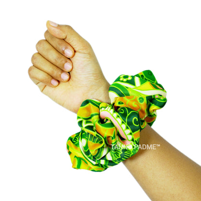 "Tinkerbell" Ultra Gentle Anti-Breakage Premium Satin Hair Scrunchie