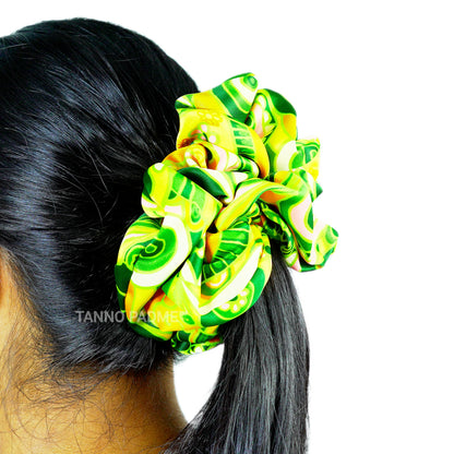 "Tinkerbell" Ultra Gentle Anti-Breakage Premium Satin Hair Scrunchie