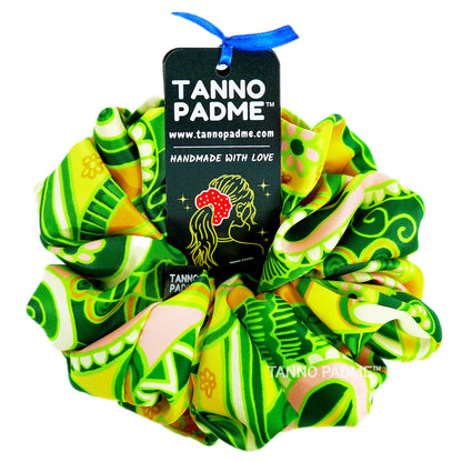"Tinkerbell" Ultra Gentle Anti-Breakage Premium Satin Hair Scrunchie