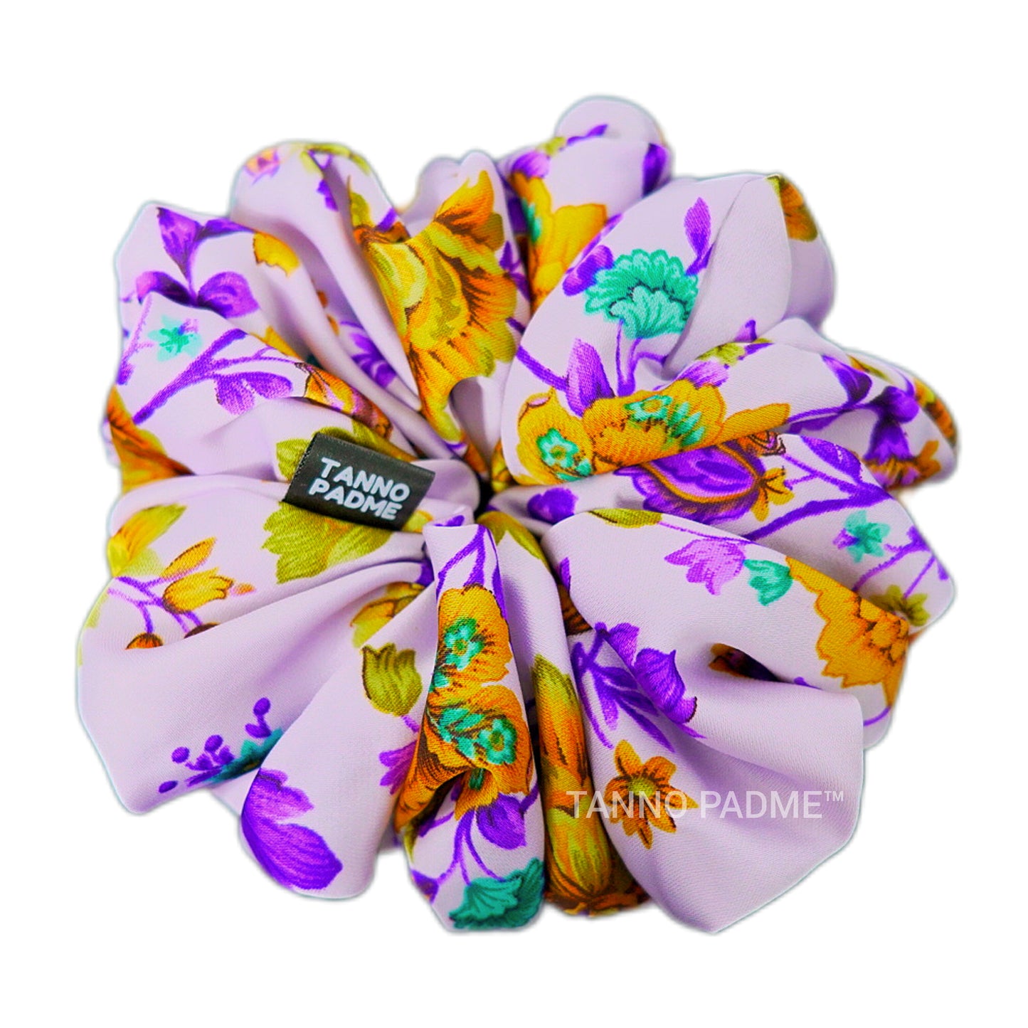 LILAC PURPLE - HAIR SCRUNCHIE HIGH QUALITY SUPER SOFT PREMIUM SATIN (LARGE)